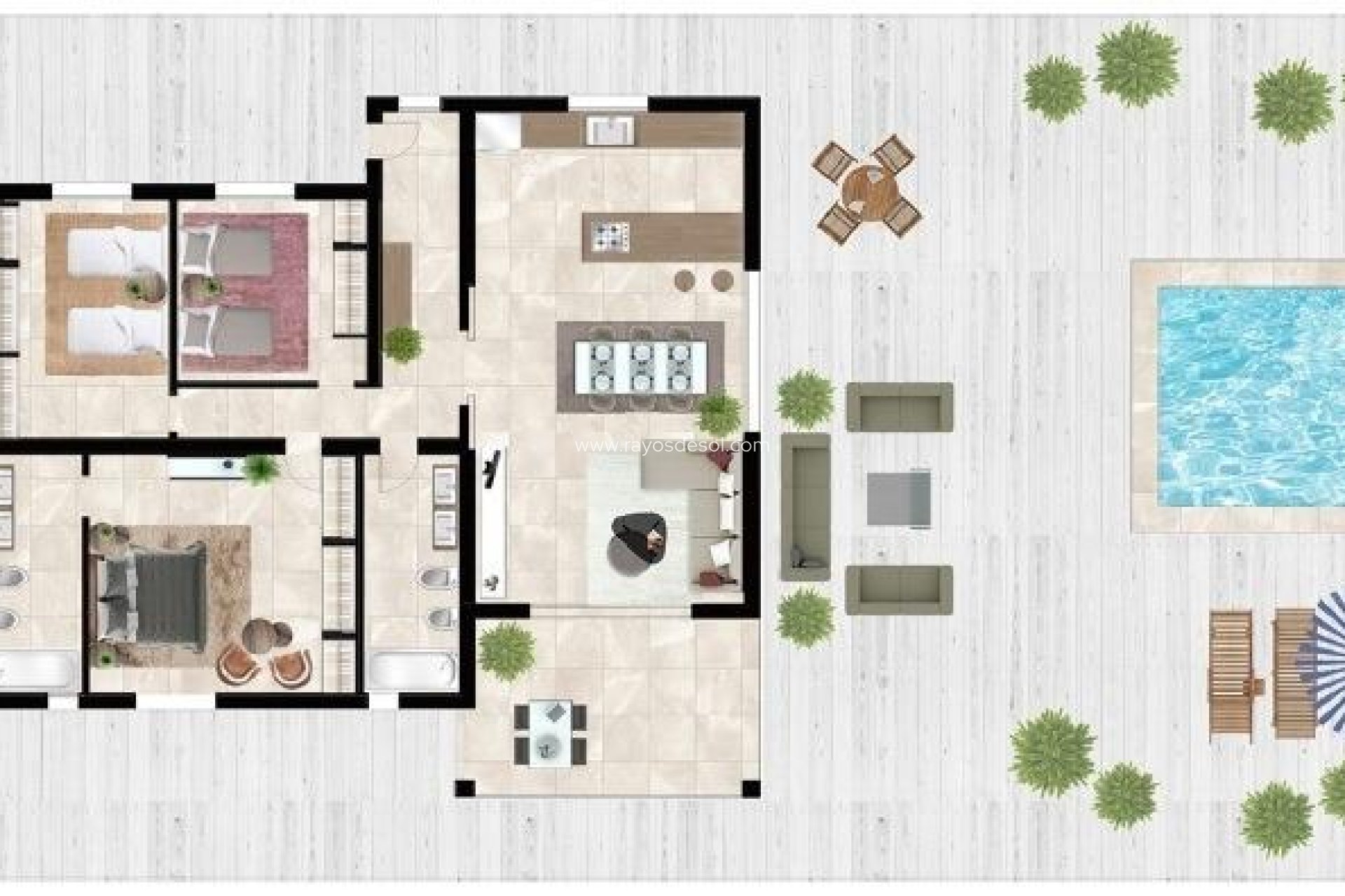 Nieuwbouw Woningen - Villa - Hondón de las Nieves - La Canalosa