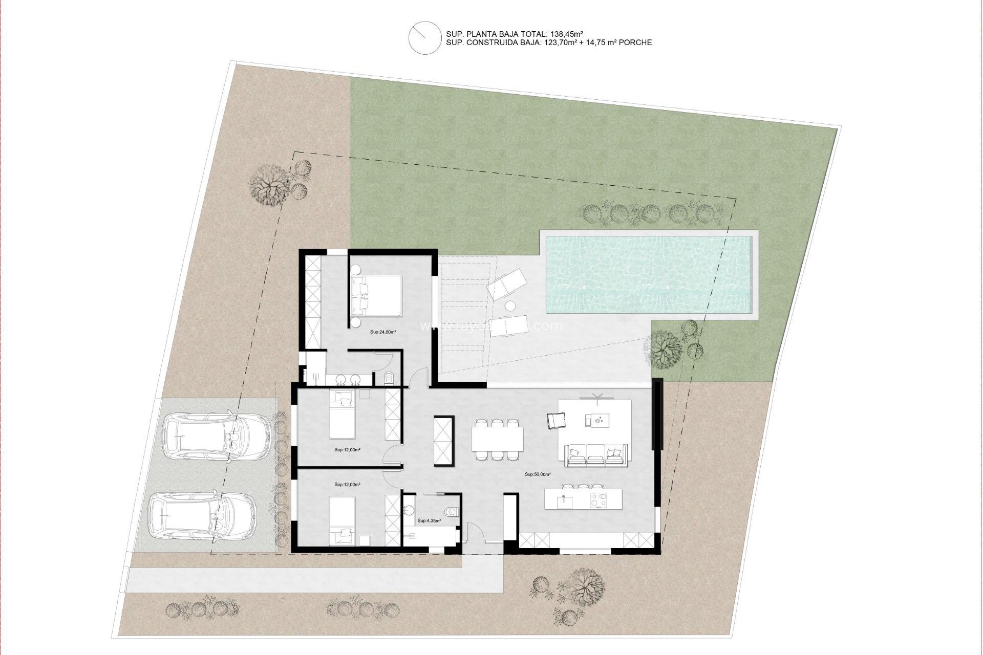 Nieuwbouw Woningen - Villa - Molina De Segura - Urb. La Quinta