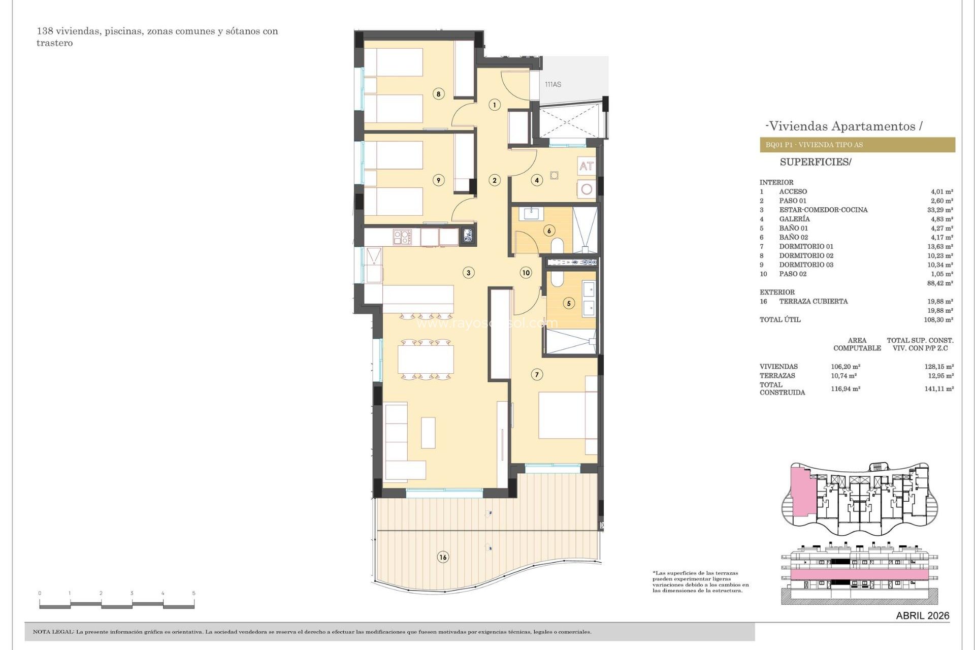 Obra nueva - Apartamento / piso - Finestrat - Balcón De Finestrat