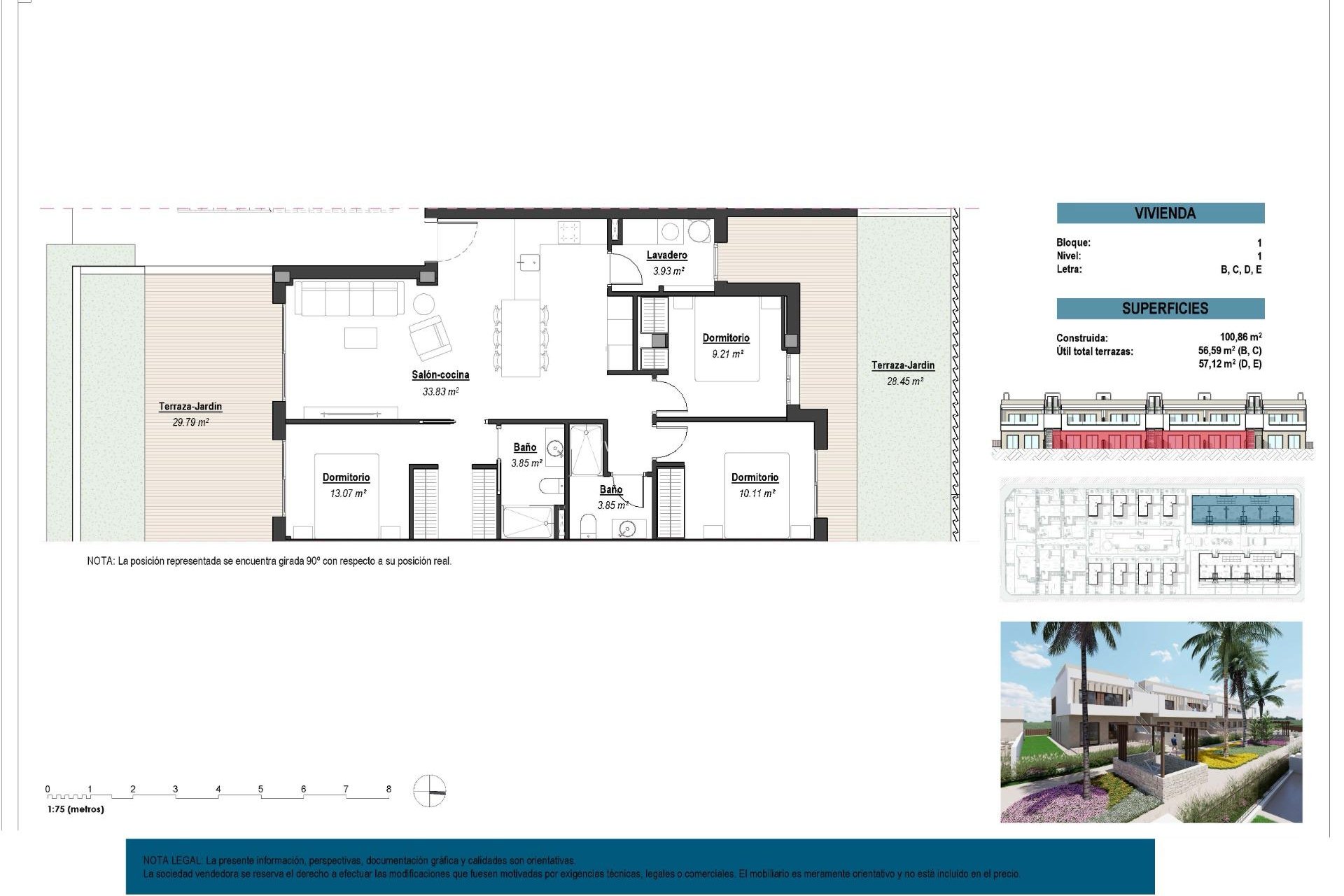 Obra nueva - Apartamento / piso - Los Alcazares - Serena Golf