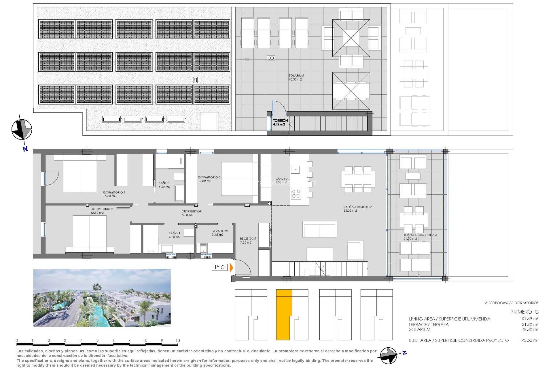 Obra nueva - Apartamento / piso - Mar de Cristal