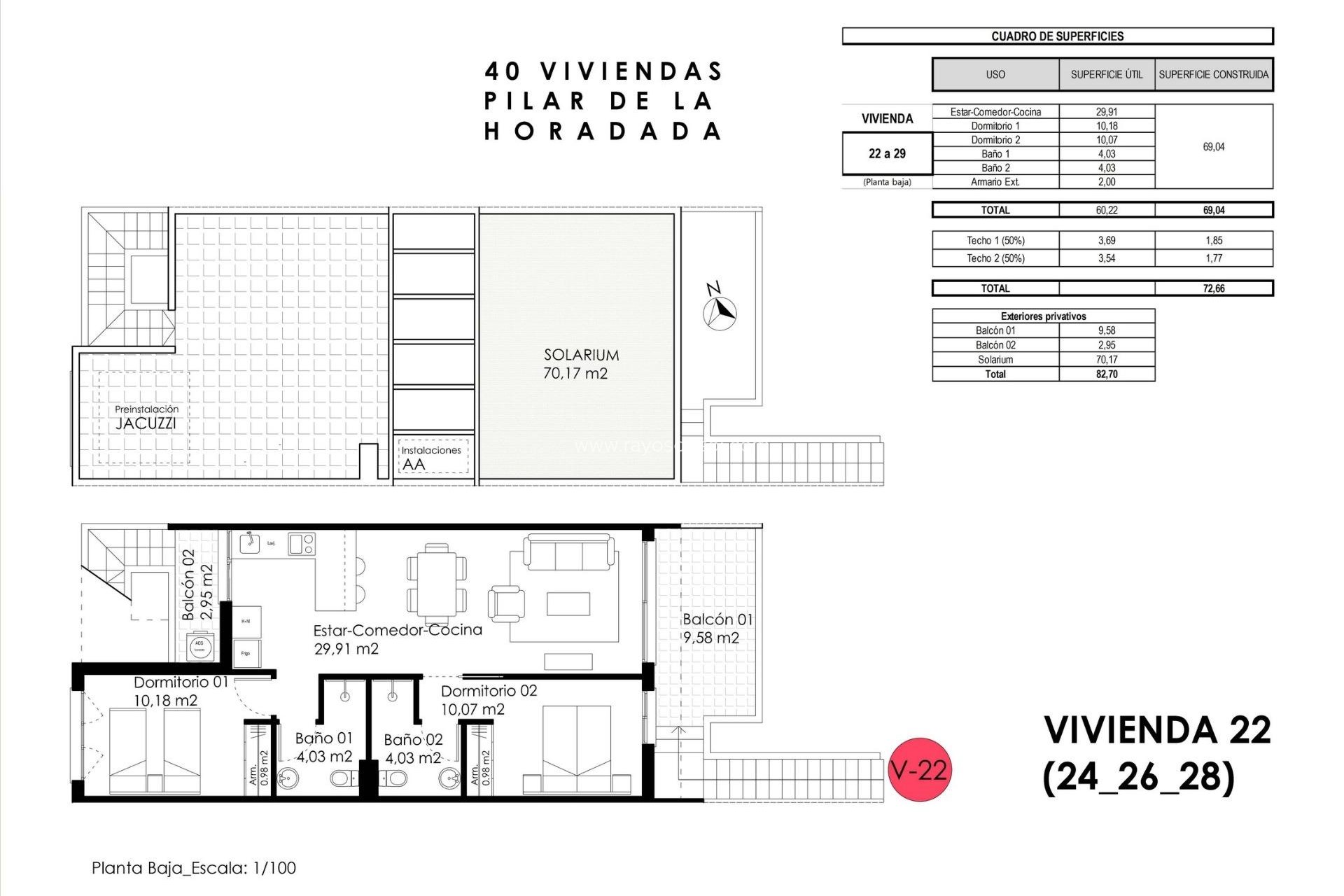 Obra nueva - Apartamento / piso - Pilar de la Horadada - pueblo