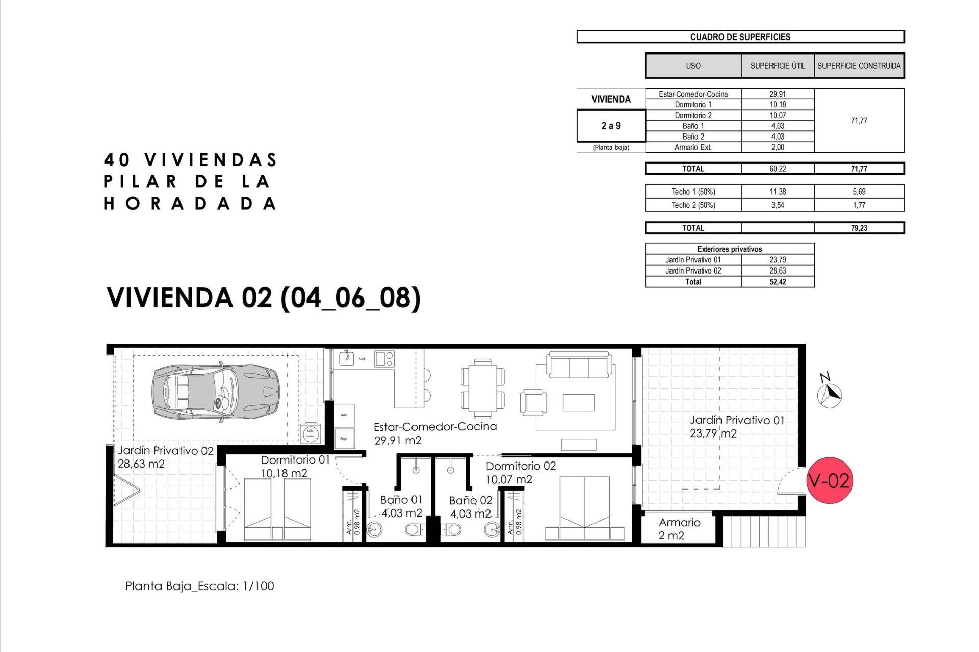 Obra nueva - Apartamento / piso - Pilar de la Horadada - pueblo