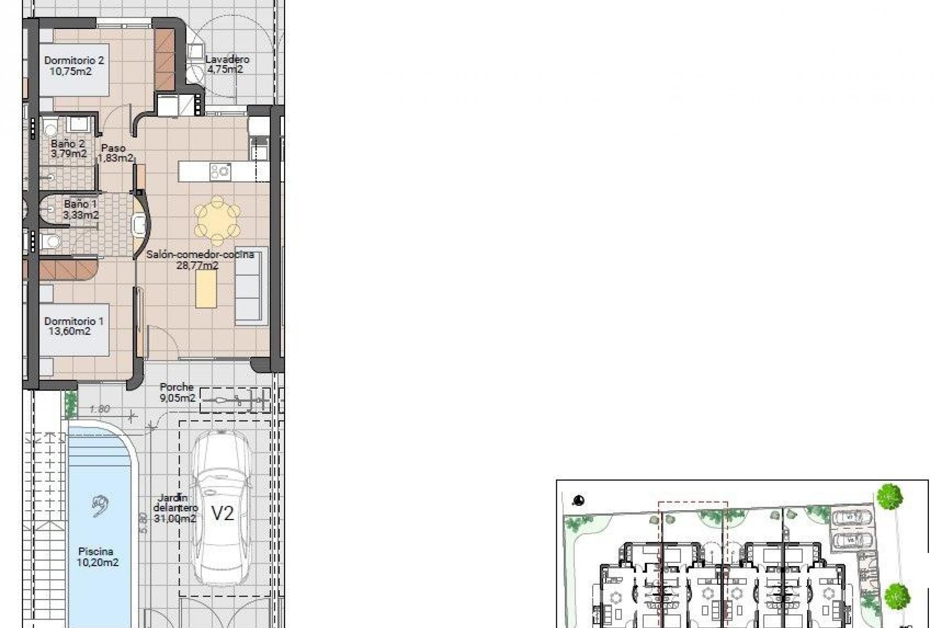 Obra nueva - Apartamento / piso - Pilar de la Horadada - pueblo
