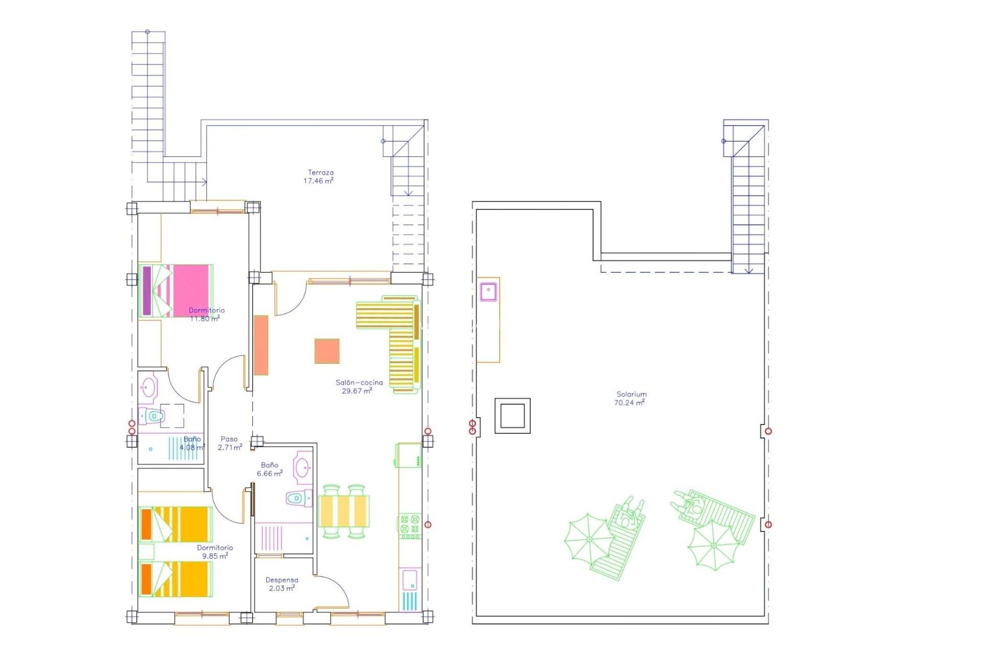 Obra nueva - Apartamento / piso - San Javier - pueblo
