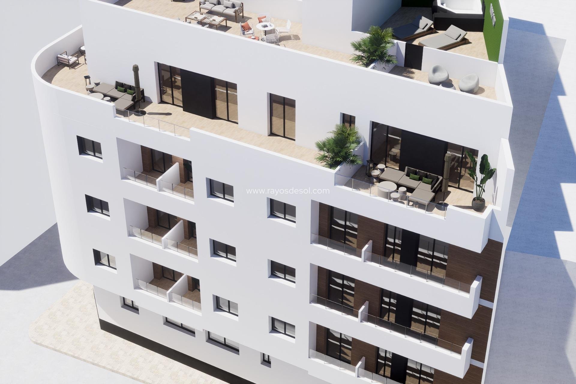 Obra nueva - Apartamento / piso - Torrevieja - pueblo