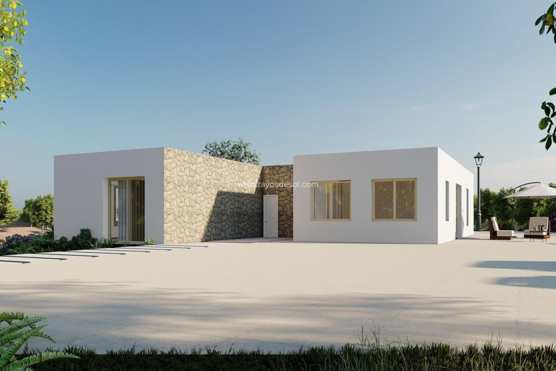 Obra nueva - Villa - Algorfa - Lomas De La Juliana