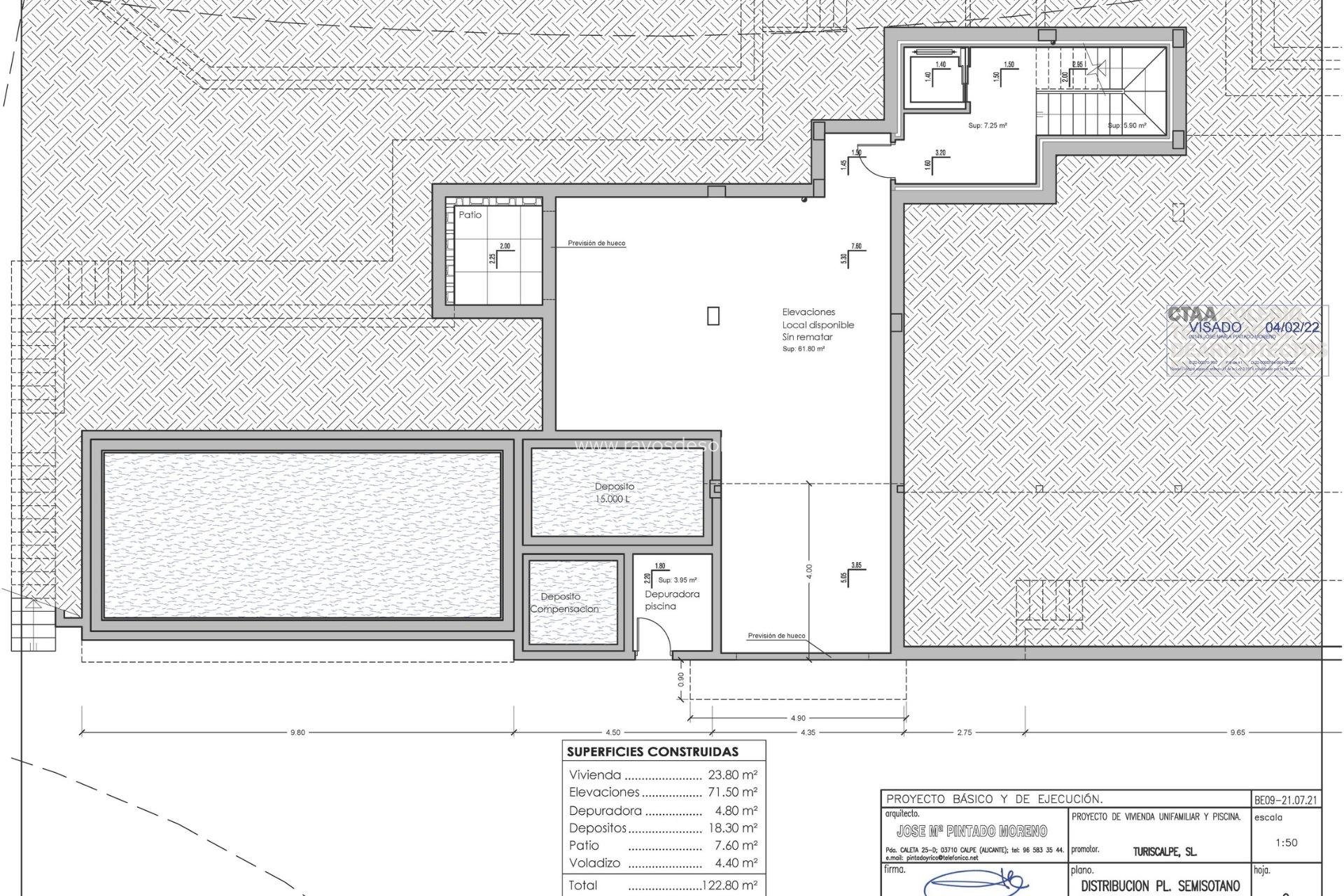 Obra nueva - Villa - Benissa - Raco de Galeno