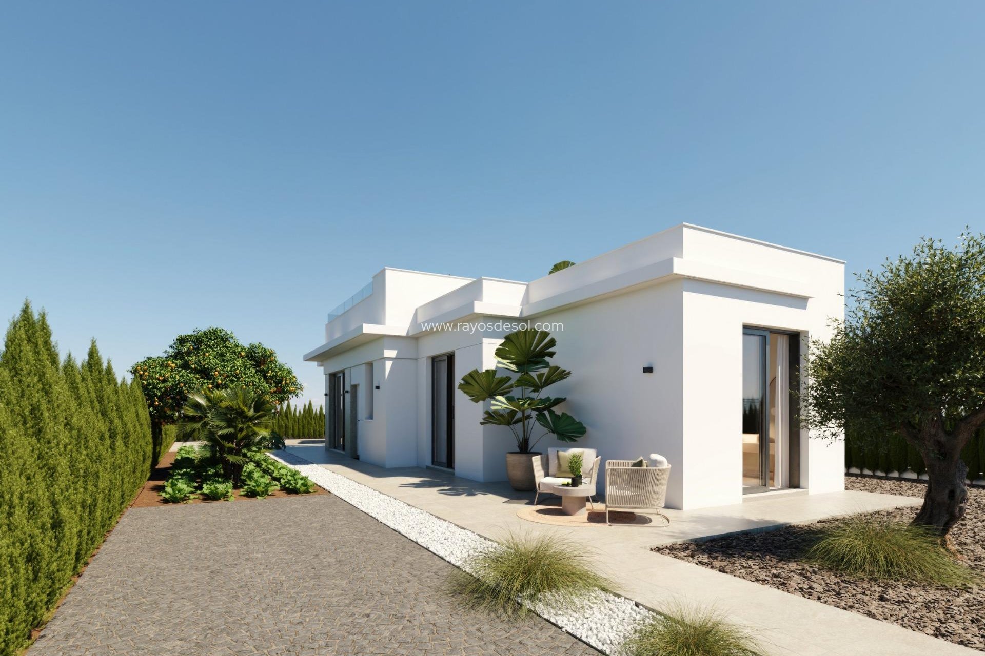 Obra nueva - Villa - Fuente Álamo - Hacienda Del Álamo Golf