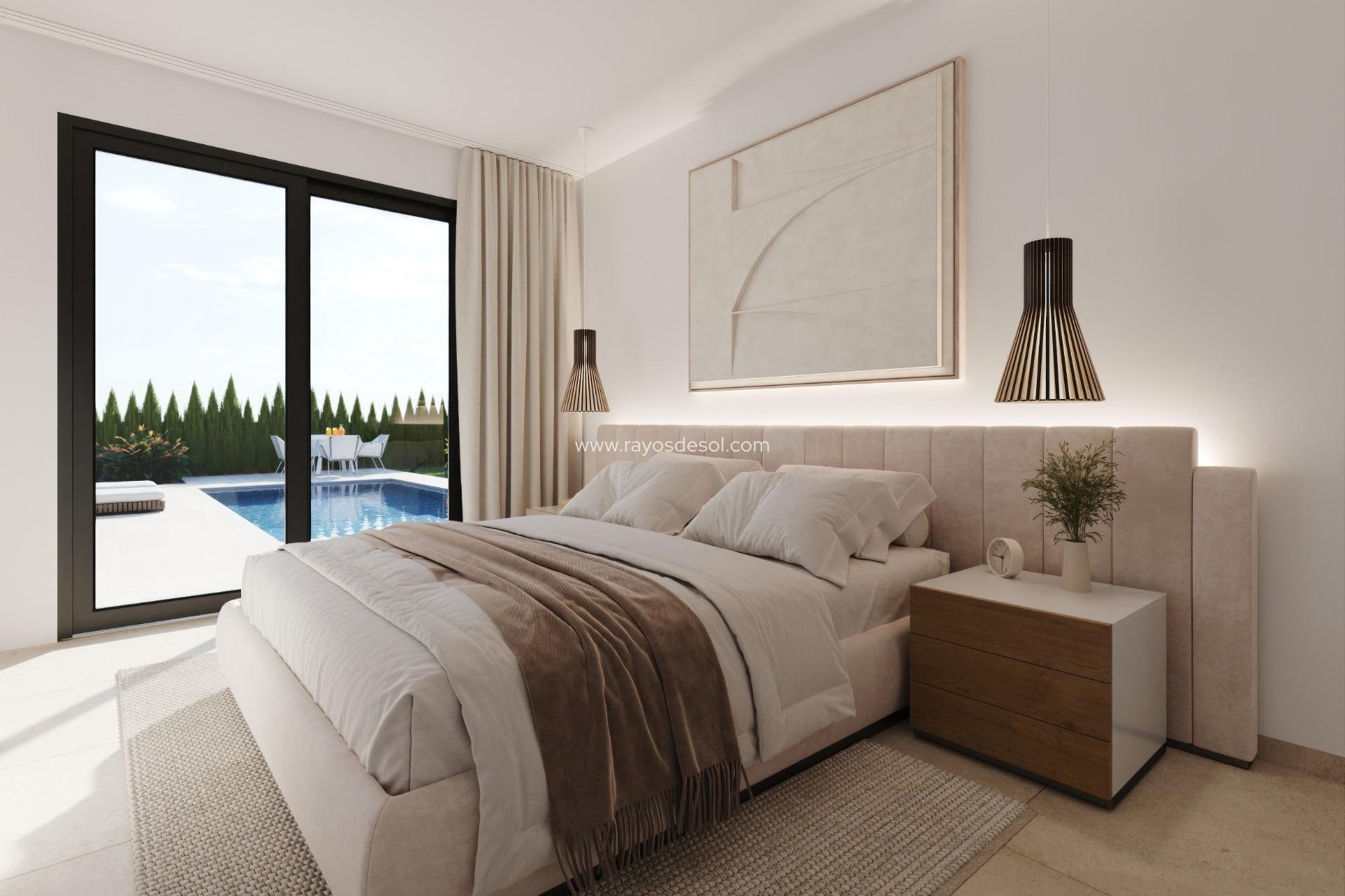 Obra nueva - Villa - Fuente Álamo - Hacienda del Alamo