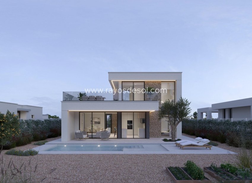 Obra nueva - Villa - Fuente Álamo - Hacienda del Alamo