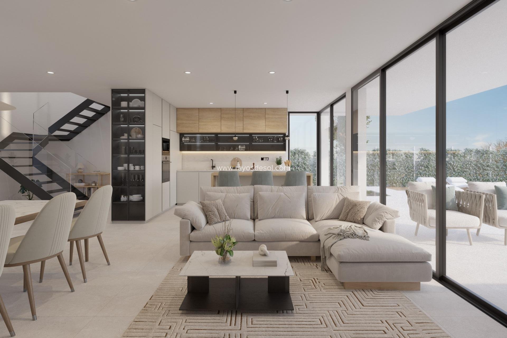 Obra nueva - Villa - Fuente Álamo - Hacienda del Alamo