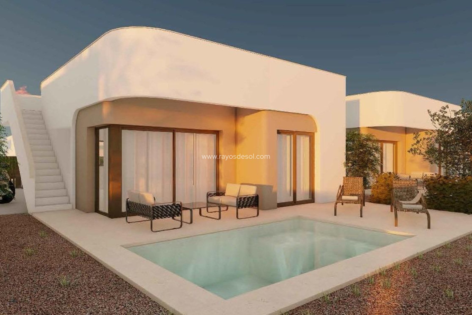 Obra nueva - Villa - Fuente Álamo - Hacienda del Alamo