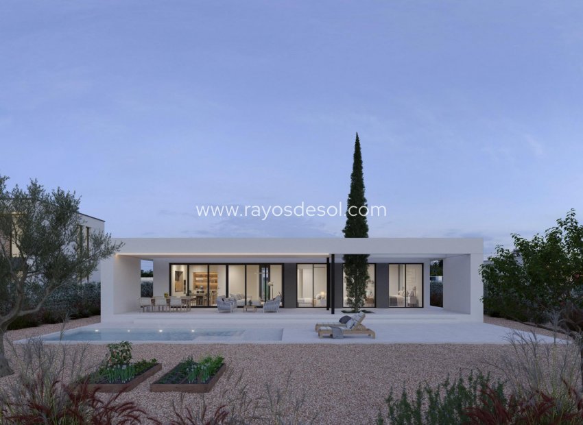 Obra nueva - Villa - Fuente Álamo - Hacienda del Alamo