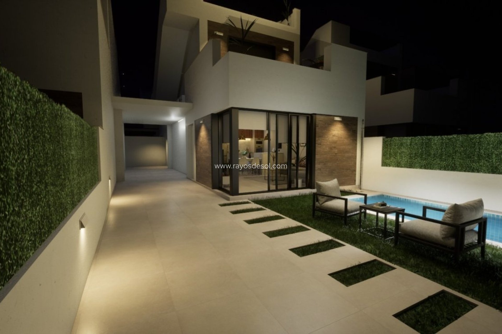 Obra nueva - Villa - Los Alcazares - Playa La Concha