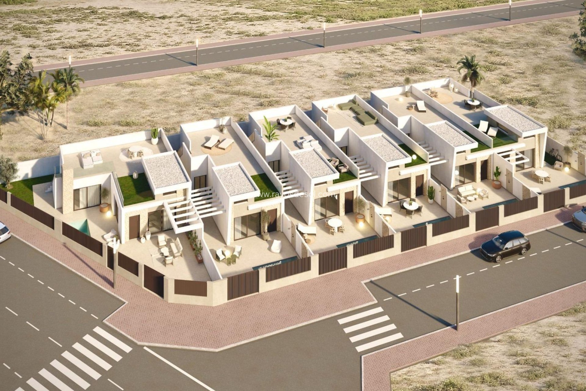 Obra nueva - Villa - Los Alcazares - Serena Golf