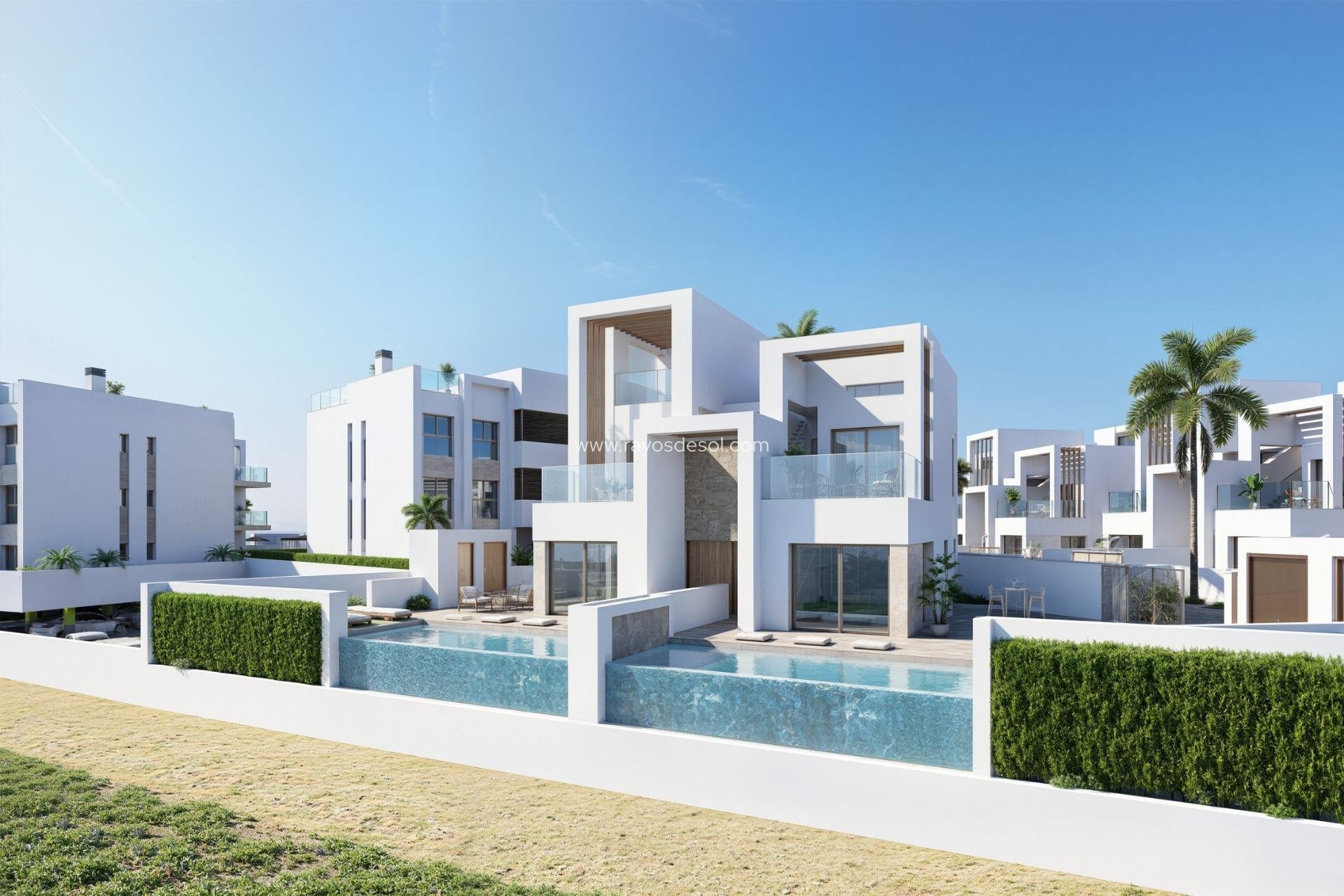 Obra nueva - Villa - Los Alcazares - Serena Golf