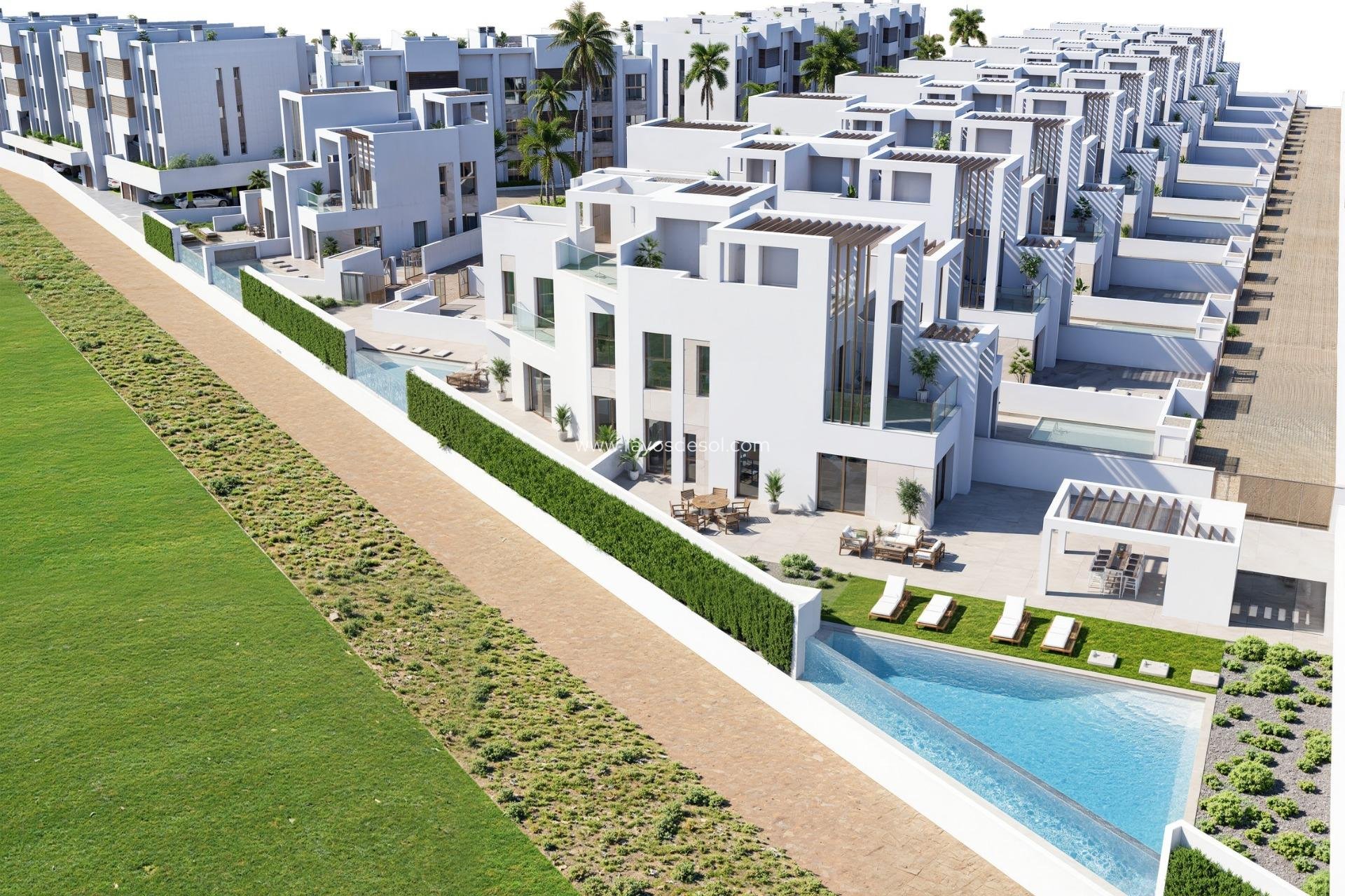 Obra nueva - Villa - Los Alcazares - Serena Golf