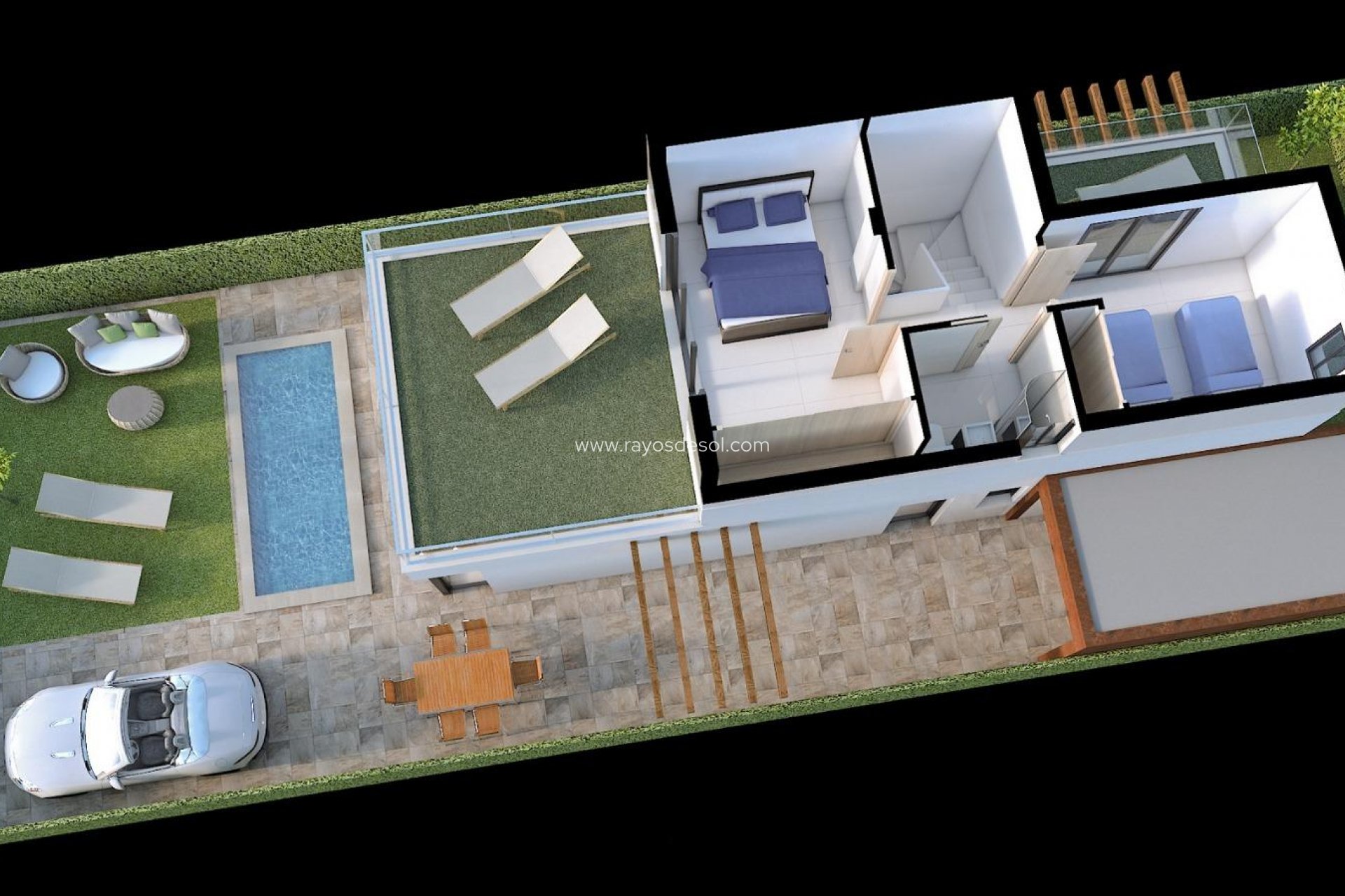 Obra nueva - Villa - Los Alcazares - Serena Golf