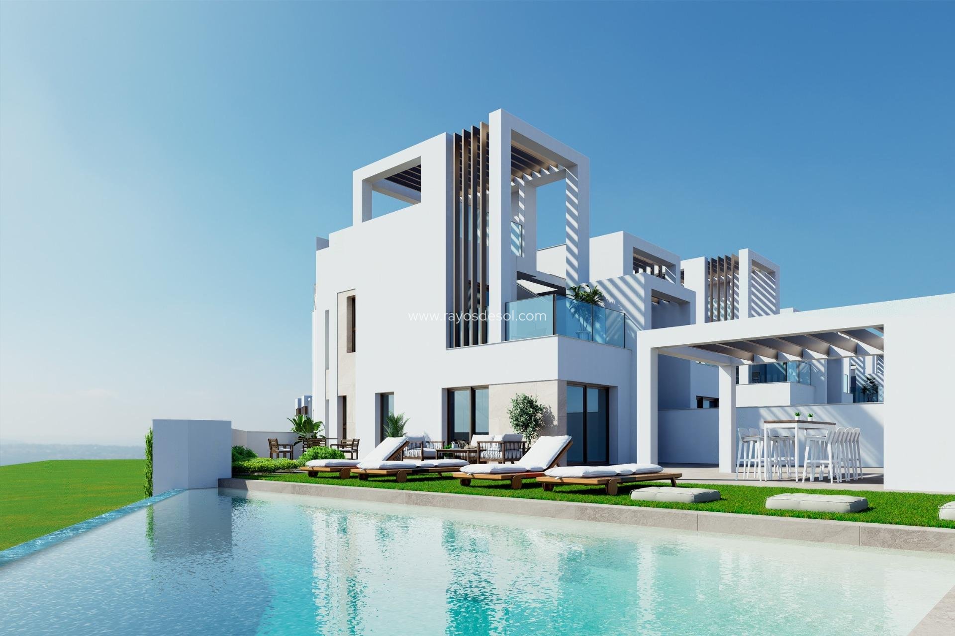 Obra nueva - Villa - Los Alcazares - Serena Golf