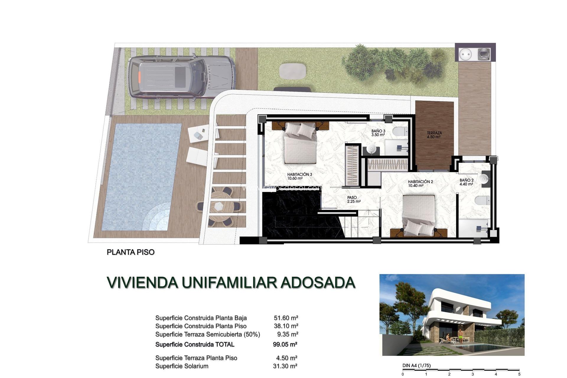 Obra nueva - Villa - Los Montesinos - La Herrada