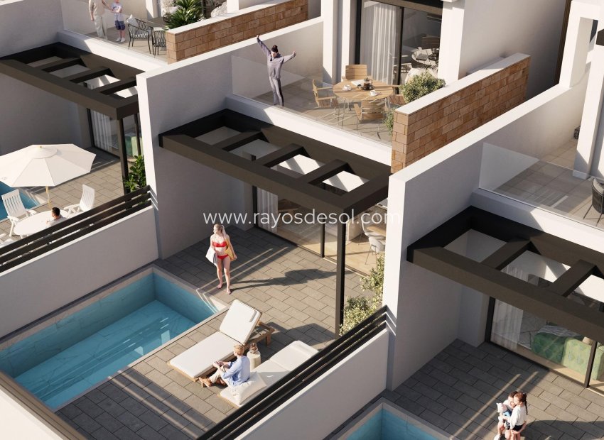 Obra nueva - Villa - Torrevieja - Aguas Nuevas