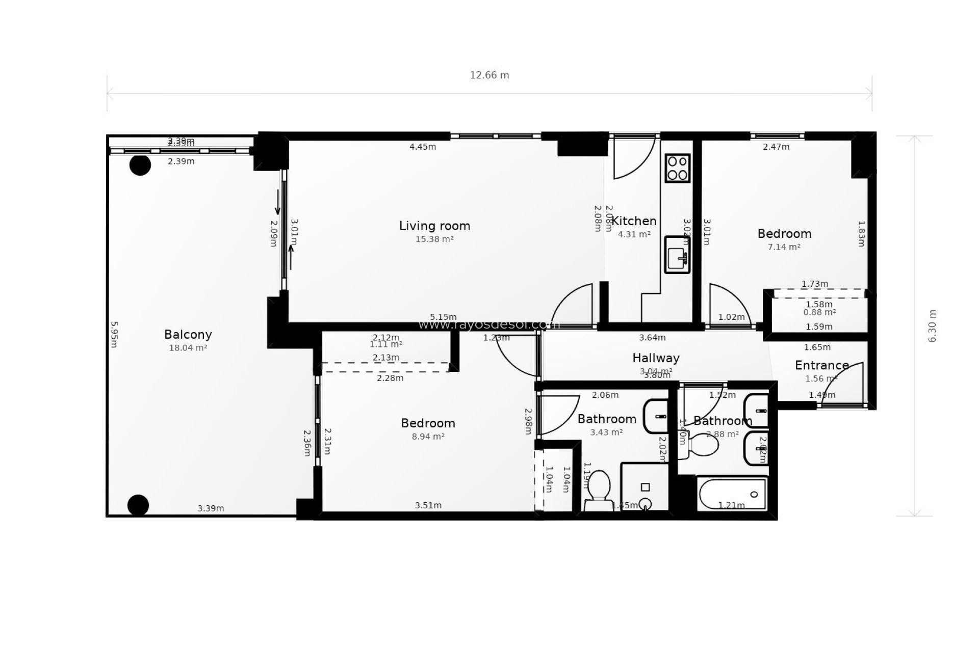 Wiederverkauf - Appartement - Calpe - Ifach